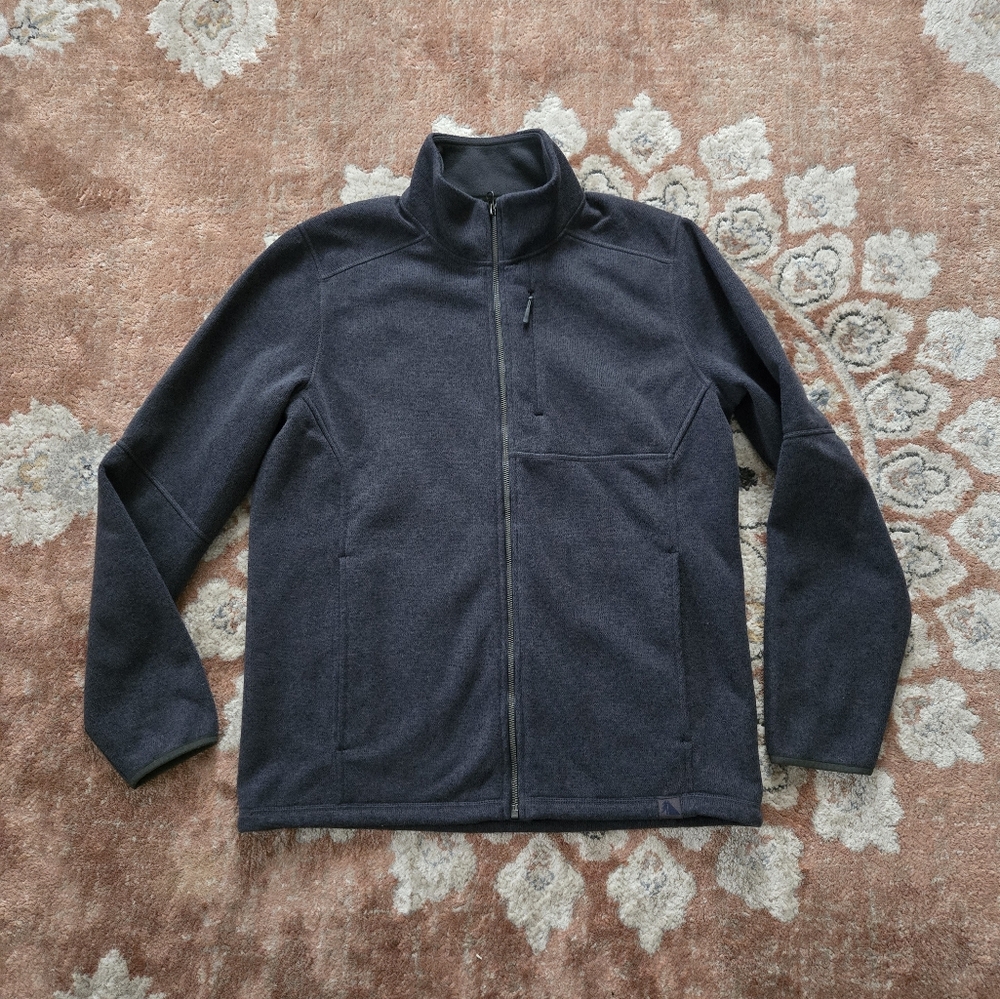 LL.Bean full zip gray jacket